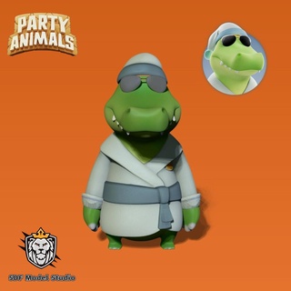 Kokos Krokodil Schlafanzug Dressing Party Tiere Spiel Spielzeug Dampf Tier Dampfspiel gk 3d print model - Mito3D