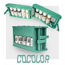 cocolor geniale soluzione i colori acrilici strumento organizzatore in miniatura gunpla army painter vallejo 3d print model - Mito3D