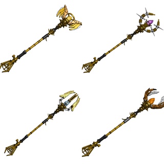 cod zombies inspired elemental staff bundle 4 staffs ice staff fire staff wind staff lightning staff origins staffs origins staves elemental staffs apropalypse creations apropalypse call duty zombies cod zombies prop cod zombies prop cosplay prop  3d print model - Mito3D