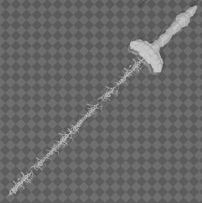 codificado espada jogos linha reta piedosos cifra arma lâmina mão anel fantasia medieval 3d print model - Mito3D