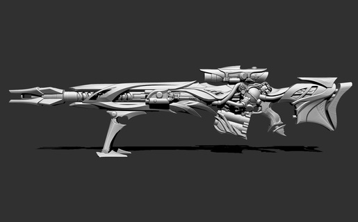 codm Rytec amr nautilus jogos highpoly mítico arma fogo 3d print model - Mito3D