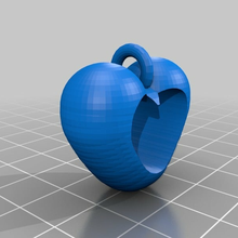 coeur porte cl cuore portachiavi moda Accessori 3d print model - Mito3D