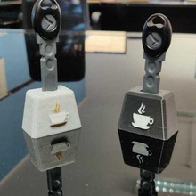 Kaffee-key stand gadget Kunst Kaffee Halter Schlüssel Maschine 3d print model - Mito3D