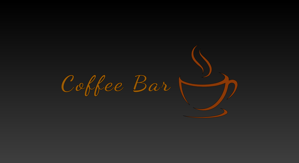 Kaffee Bar Tasse Kunst Cafe 3d print model - Mito3D