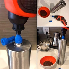 café bits adaptador de mano grinder tool pourover screwdriver socket espresso java 3d print model - Mito3D
