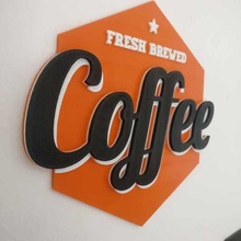 Kaffee Tafel Werkzeug frisch Panel Mauer montieren 3d Drucken 3d print model - Mito3D