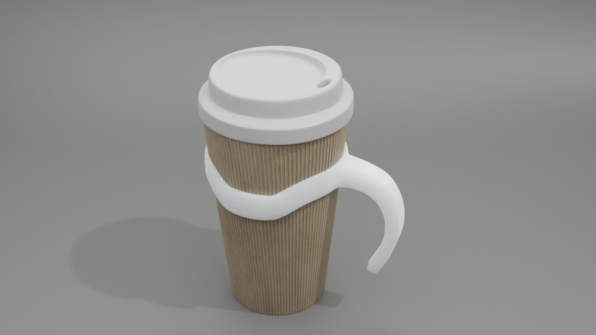 café casquette titulaire soutien gadget pot 3D print model - Mito3D