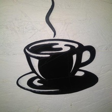 taza de café la decoración casa deco copa caf 3d print model - Mito3D