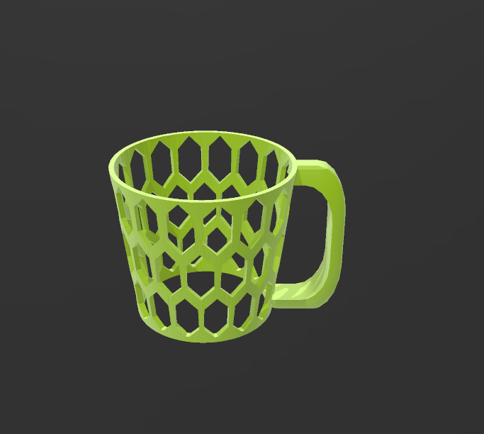 coffee cup holder v2 3D print model - Mito3D