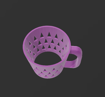 coffee cup holder v4 3d print model - Mito3D