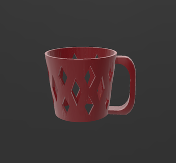 coffee cup holder v6 3d print model - Mito3D
