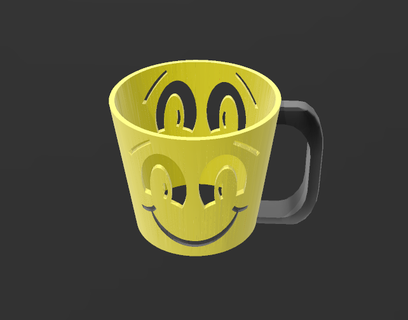 coffee cup holder v8 3d print model - Mito3D
