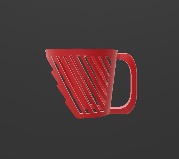 caffè tazza titolare supporto v9 3D print model - Mito3D