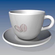 café copo Panela flor matera suculento 3d print model - Mito3D
