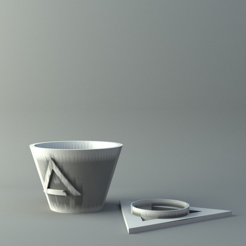 tasse à café soucoupe la maison 3D print model - Mito3D