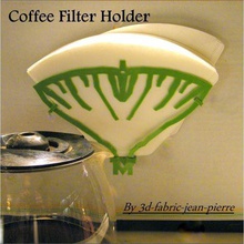 filtro de café titular a casa úteis fácil impressão iniciante organizador cozinha suporte técnico gratuito escassez rabo andorinha o caneca taça móveis pequeno-almoço 3d print model - Mito3D
