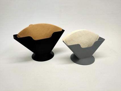coffee filter paper holder napkin 3d print model - Mito3D
