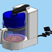 café máquina 3d print model - Mito3D