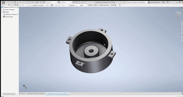 café criador substituição oster bvstem 3299 054 ferramentas peça boné vapor 3d print model - Mito3D