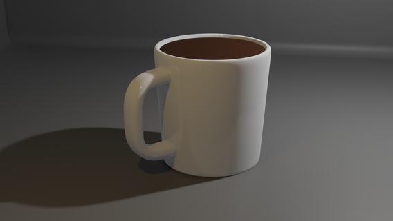 coffee mug cup coffe cafeteria kitchen items household bowl glass 3d print model - Mito3D
