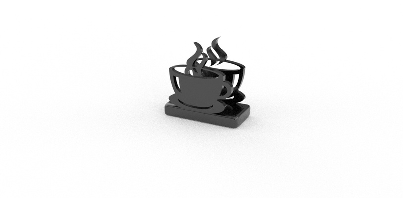 kaffee serviette halter unterstützung zuhause haus küche ring besteck lebensmittel tabelle dekoration papier veranstalter snack mittagessen zubehörteil dekor innere design 3d print model - Mito3D