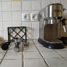 coffee percolator holder espresso maker home caf machine cafe 3d print model - Mito3D