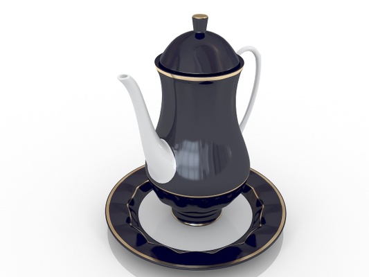 caffè pentola 3d modello bollitore teiera tè design tazza articoli per casa arredamento 3d print model - Mito3D