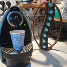 café prateleira cozinha cápsula util acessório 3d print model - Mito3D