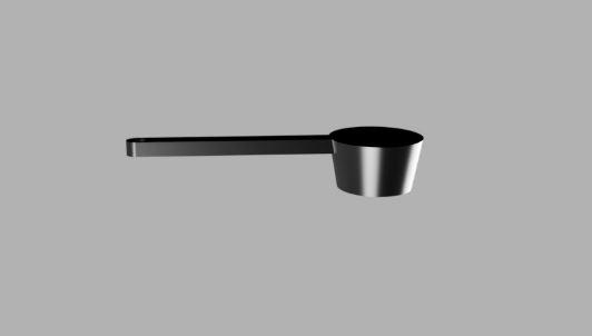 coffee spoon spoon coffee kitchen coffee spoon  3d print model - Mito3D