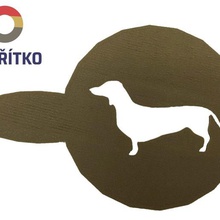 café estêncil dachshund ii decoração cão cozinha foxhound 3d print model - Mito3D