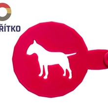 café pochoir Anglais Bull terrier chien cuisine 3d print model - Mito3D