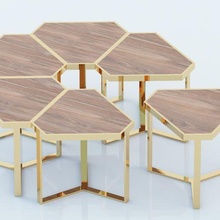 Kahve masa 1025 1 3d model mimari mobilya Odun oda oturma yeri iç orman 3dsmax autocad eskiz gergedan dekorasyon sandalye doğa ahşap 3d print model - Mito3D