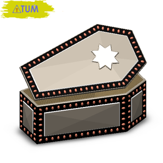 coffin box no10 fashion gift tool halloween celebration ghost tum cults 3d print model - Mito3D