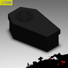 coffin box fashion halloween celebration gift tool tum cults 3d print model - Mito3D