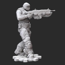cog redshirt gears war 3d model stl file print game locust figure figurine miniature statue character 3d print model - Mito3D