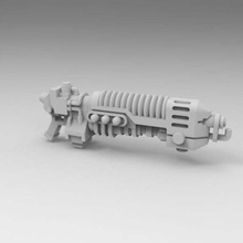 cog-menino de plasma projéteis a arte modelos warhammer 40k 28mm 3d print model - Mito3D