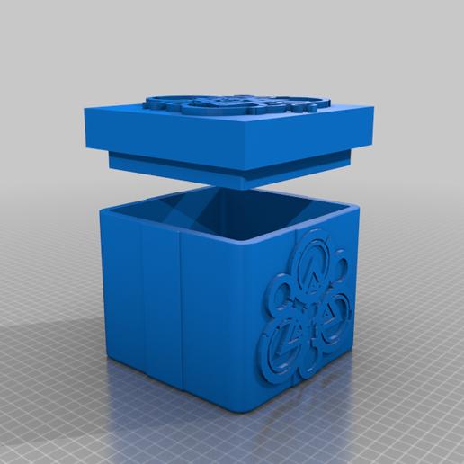 coherente Cambría regalo caja Arte 3D print model - Mito3D