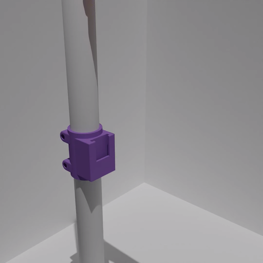 coil holder - cm roll spool filament accessory 3d printer modular easy improvement crafty handyman 3D print model - Mito3D