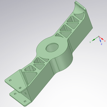bobina soporte izquierda wanhao d12 300 herramienta impresora 3d print model - Mito3D