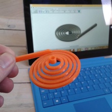 coil spring game 3d print model - Mito3D