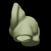 moeda banco ass orelhas arte Lammesky dinheiro porquinho engraçado esculpir bunda arsch crianças brinquedo criança 3d print model - Mito3D