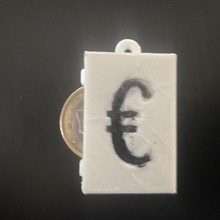 moneta carrello Euro 3d print model - Mito3D