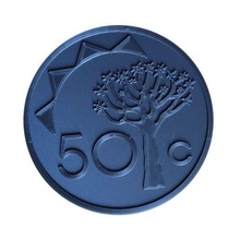 madeni para bardak altlığı Namibya 50c 3d print model - Mito3D