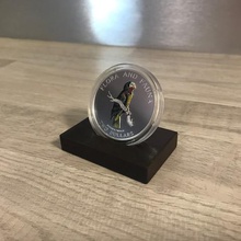 para ağırlık (külçe Boyutunu gösterir ev capsuleholder Gümüş külçe coinholder paralar 3d print model - Mito3D