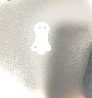 coin ghost ghost car ghost keychain cart currency keychain key ghost ghost  3d print model - Mito3D