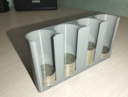coin holder ukrainian coins box piggy bank model solidworks 3d print model - Mito3D
