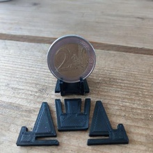 coin holder art houder 3d print model - Mito3D