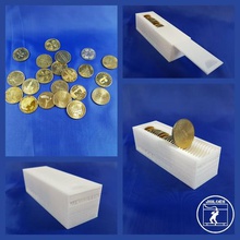 Münze token-Speicher paris verschiedene Wetten-Währung box stall Bereich Container 3d print model - Mito3D