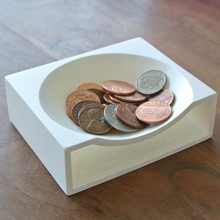 moeda de bandeja casa 3d print model - Mito3D