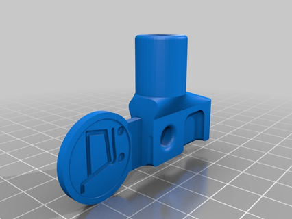 moeda água chave chaveiro casa 3d print model - Mito3D